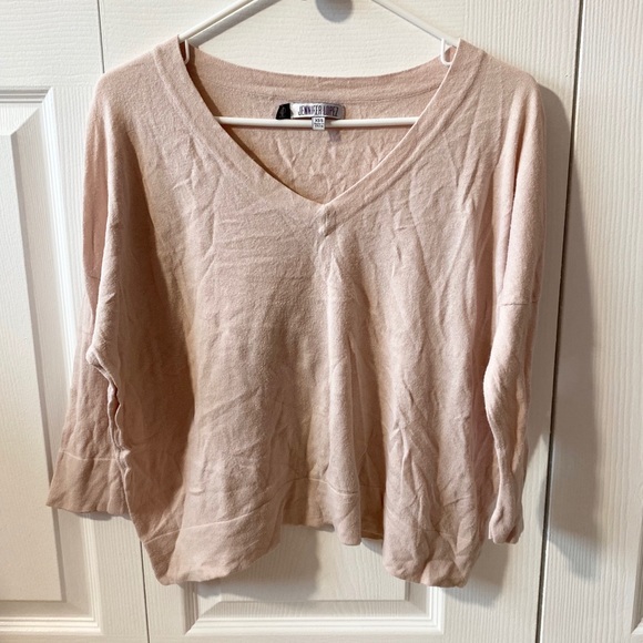 Jennifer Lopez Sweaters - “Jennifer Lopez” cropped sweater